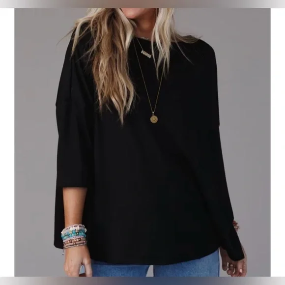 NWOT Cozy Cool Oversized Tee - Picture 5 of 14